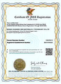 FDA Certificate