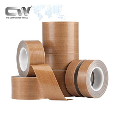 Heat Seal Glass Fiberglass High PTFE Coated Self Adhesive Film Tape