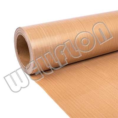 Brown PTFE Teflon Fiberglass Fabric 