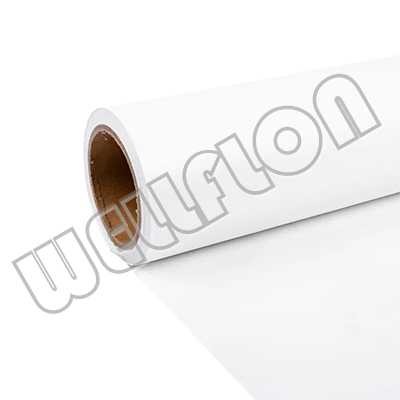 White PTFE Teflon Fiberglass Fabric 