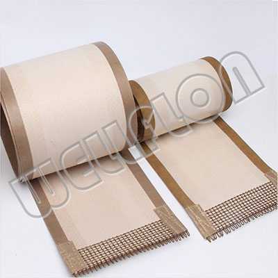 High Temperature PTFE Teflon Coated Fiberglass Mesh Conveyor Belt Teflon Belt